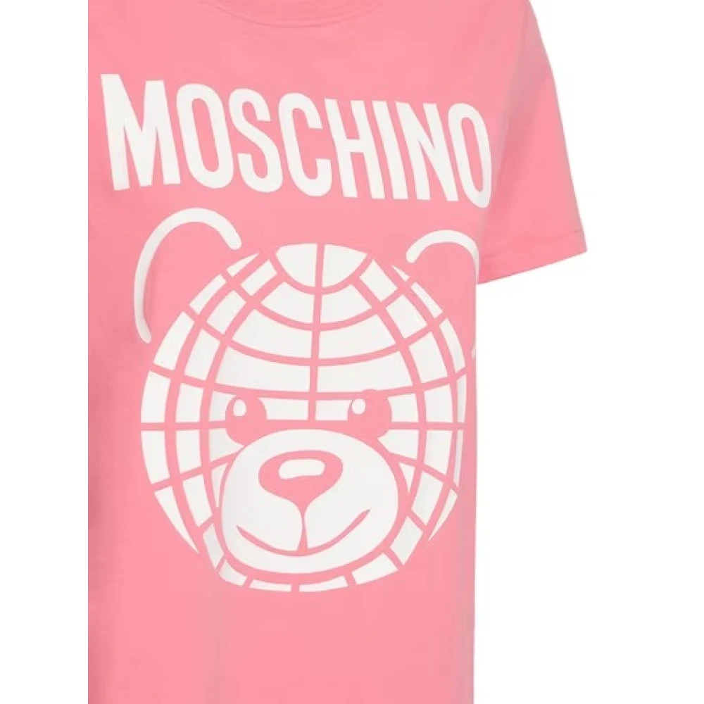 Moschino Rosa Ss23 Dames T-shirt en Polo Combo Pink Dames