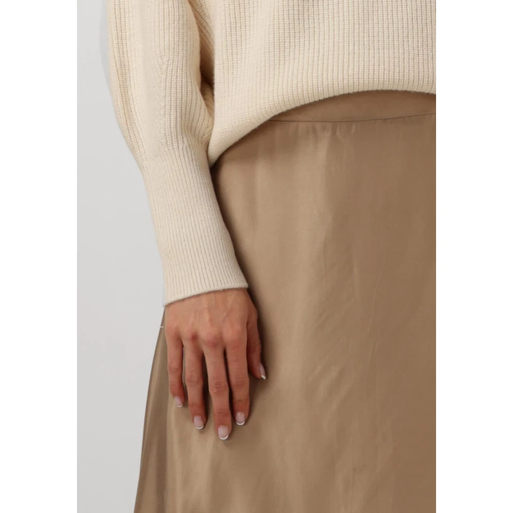 Aimée the Label Laurenta Maxi Rok in Zand Beige Dames