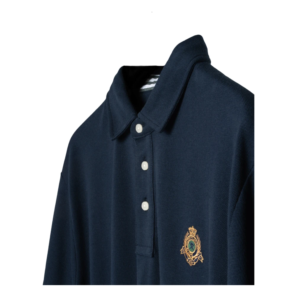 Hackett Heritage Polo Shirt Blue Heren