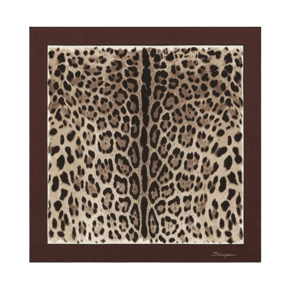 Dolce & Gabbana Stijlvolle Foulard Multicolor Dames
