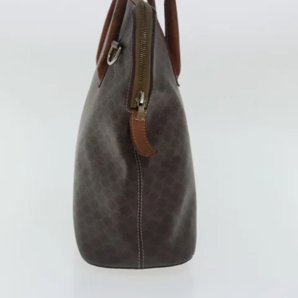 Celine Vintage Pre-owned Leather handbags Brown Dames
