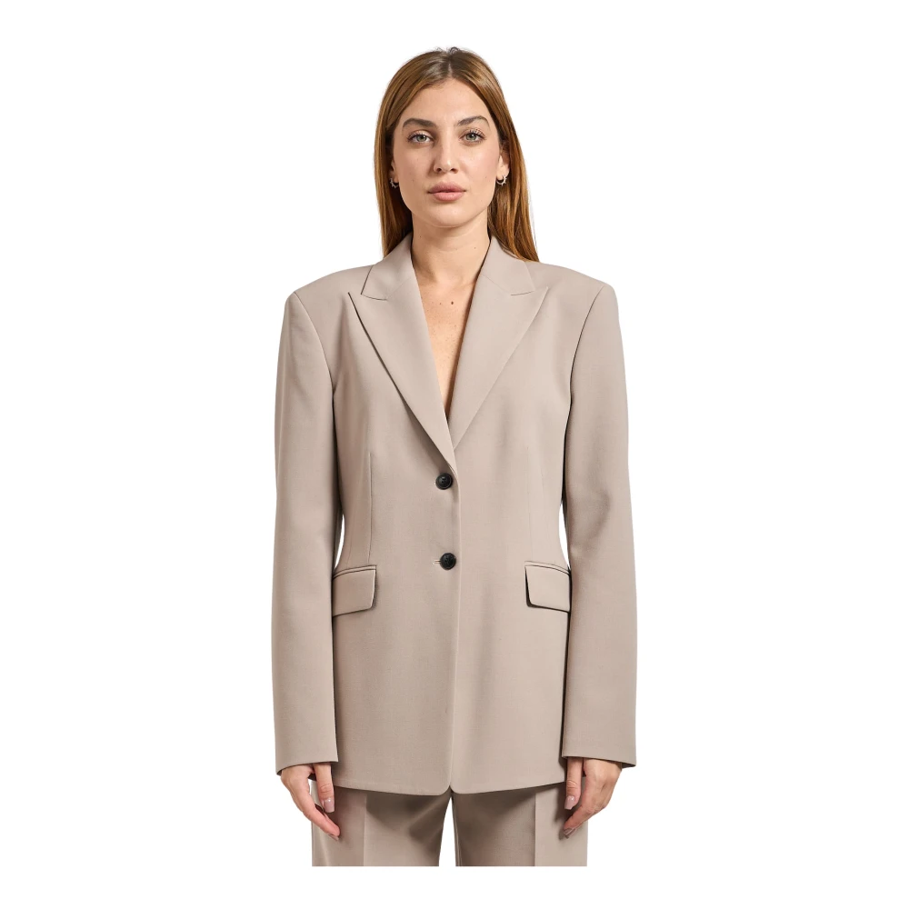 Hugo - Jackets > Blazers - Beige - Hugo - Modalova