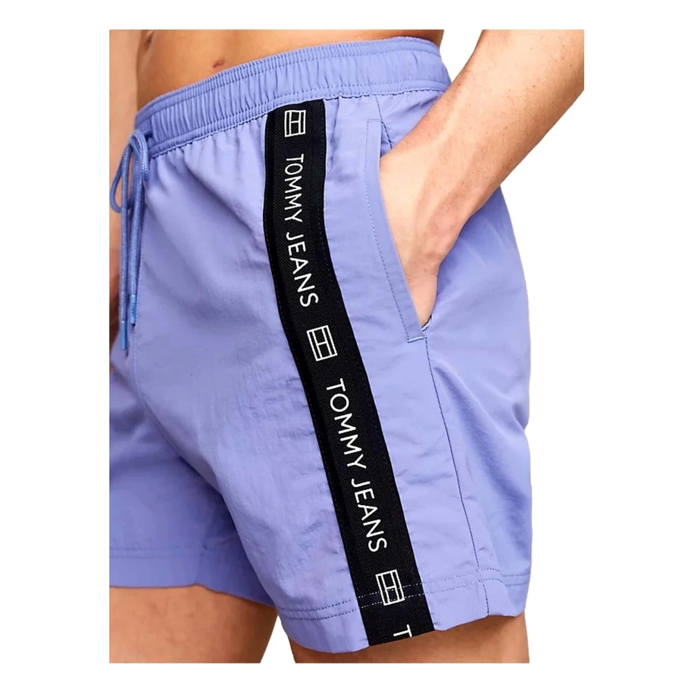 Tommy Hilfiger Storm-FIT Medium Trekkoord Zijkant Tape Shorts Blue Heren