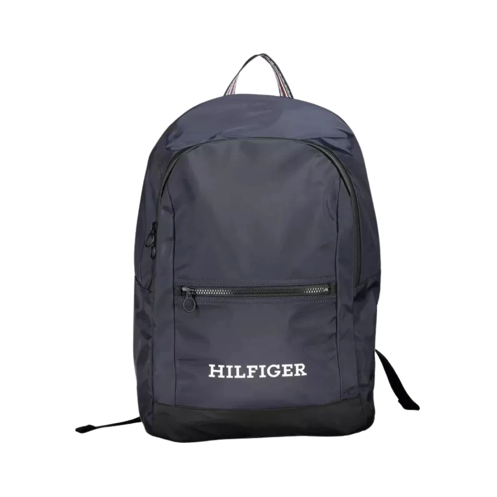 Tommy Hilfiger Men's Blue Backpacks, One Size, Polyester Backpack