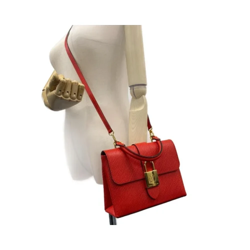 Louis Vuitton Vintage Pre-owned Leather louis-vuitton-bags Red Dames