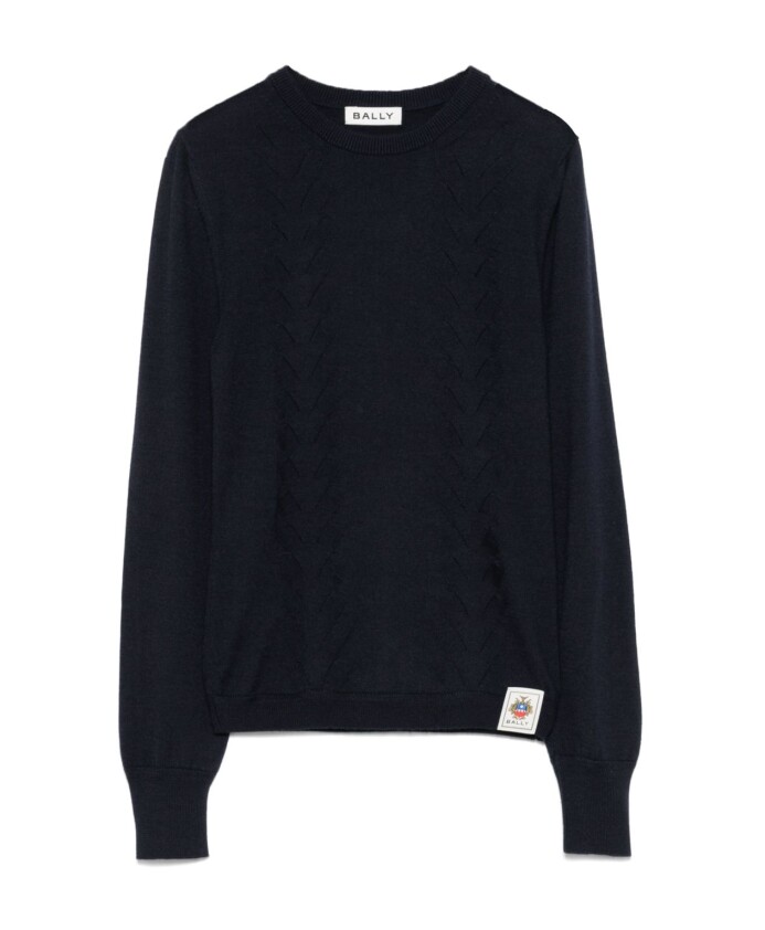 pull-col-rond-bleu-cotele