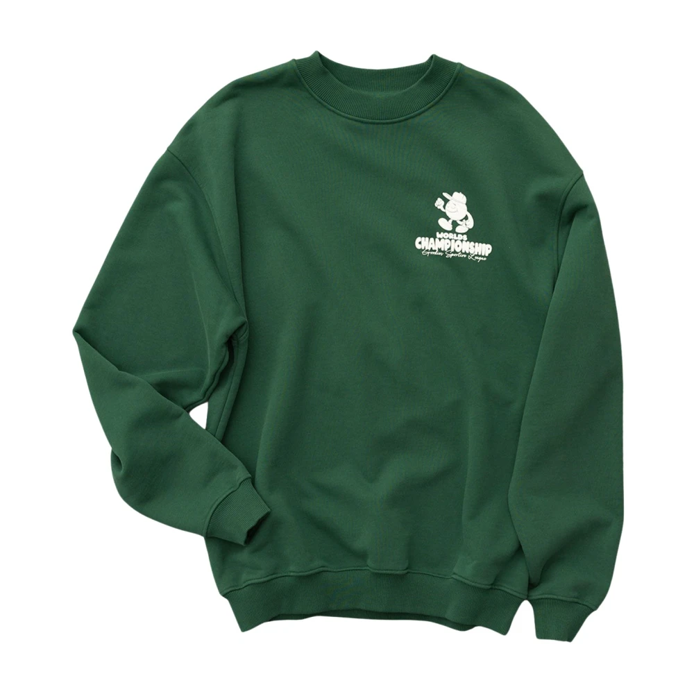 Goodies Sportive Groene Championship Crewneck Streetwear Green Heren