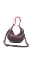 rode-craquele-effect-kleine-handtas