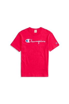 script-logo-pink-t-shirt
