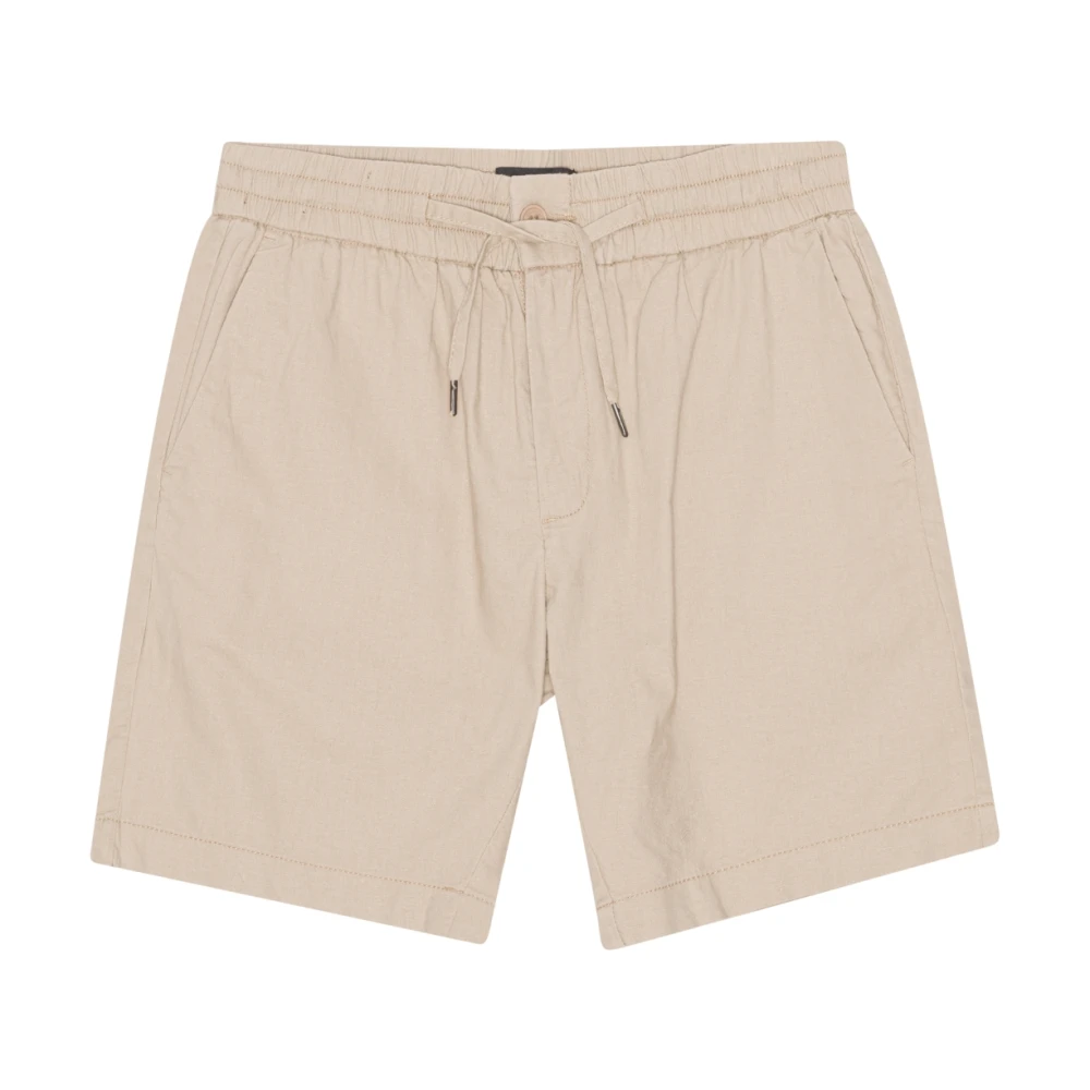 Brun Cleancutcopenhagen Barcelona Linen/Cotton Shorts