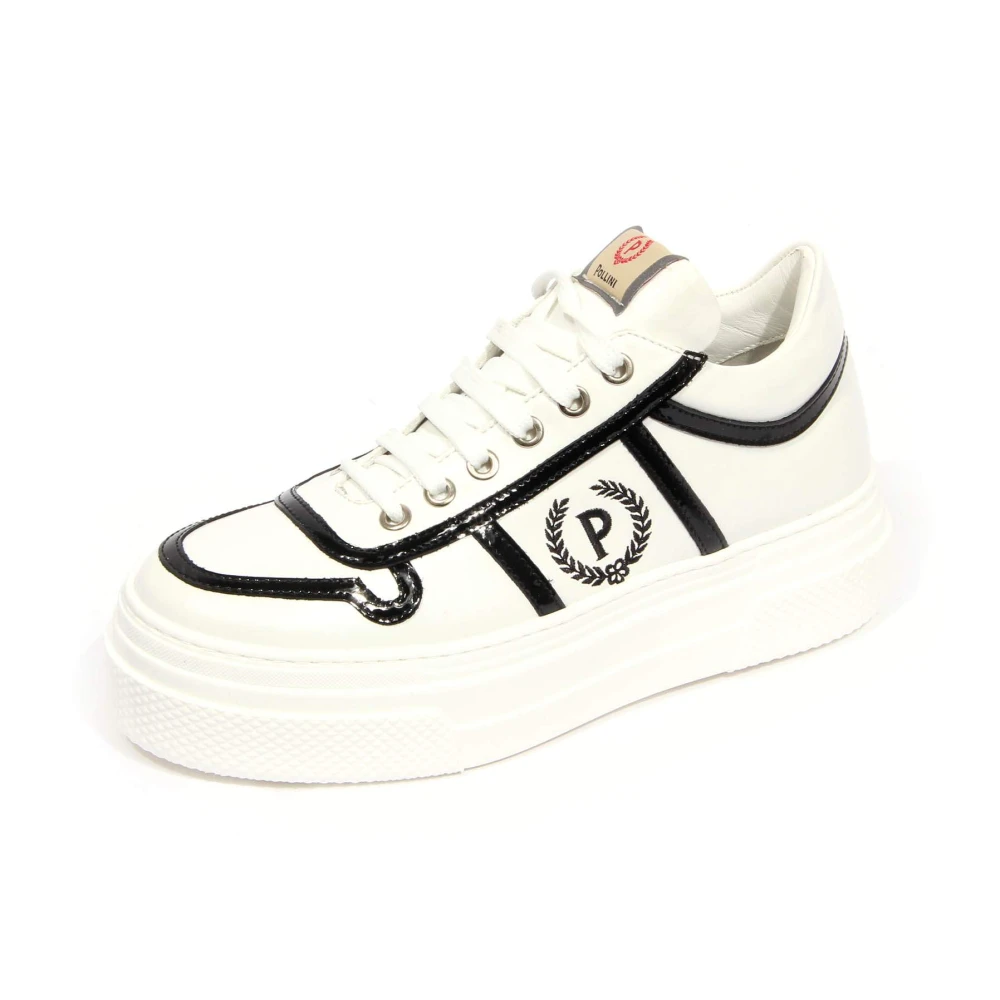 Pollini Vegan Leren Schoenen Gill55 Soft Dames Schoenen Wit