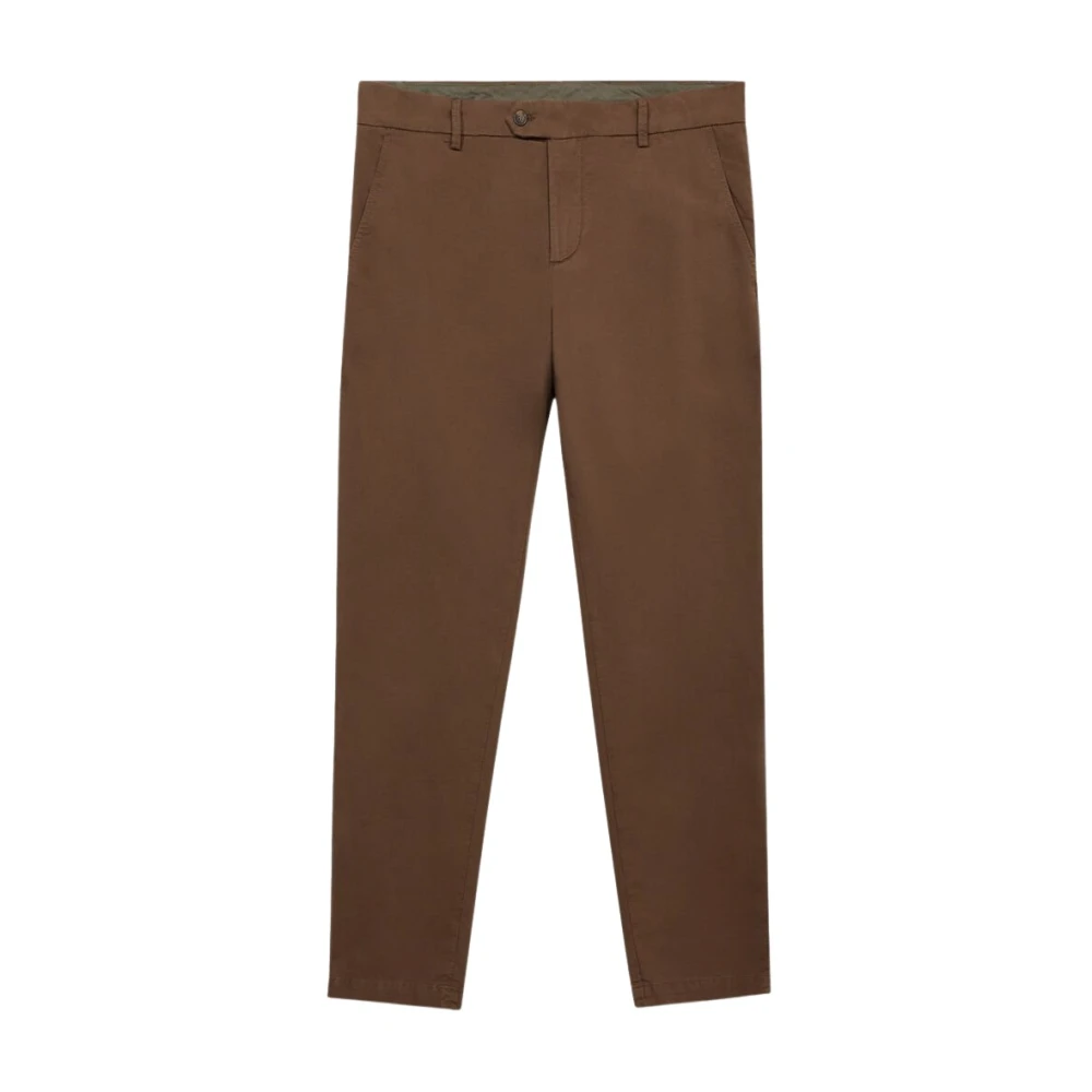 Brooks Brothers Brown Chinos, Male, W36, Stretch Cotton Micro-Pattern Chino