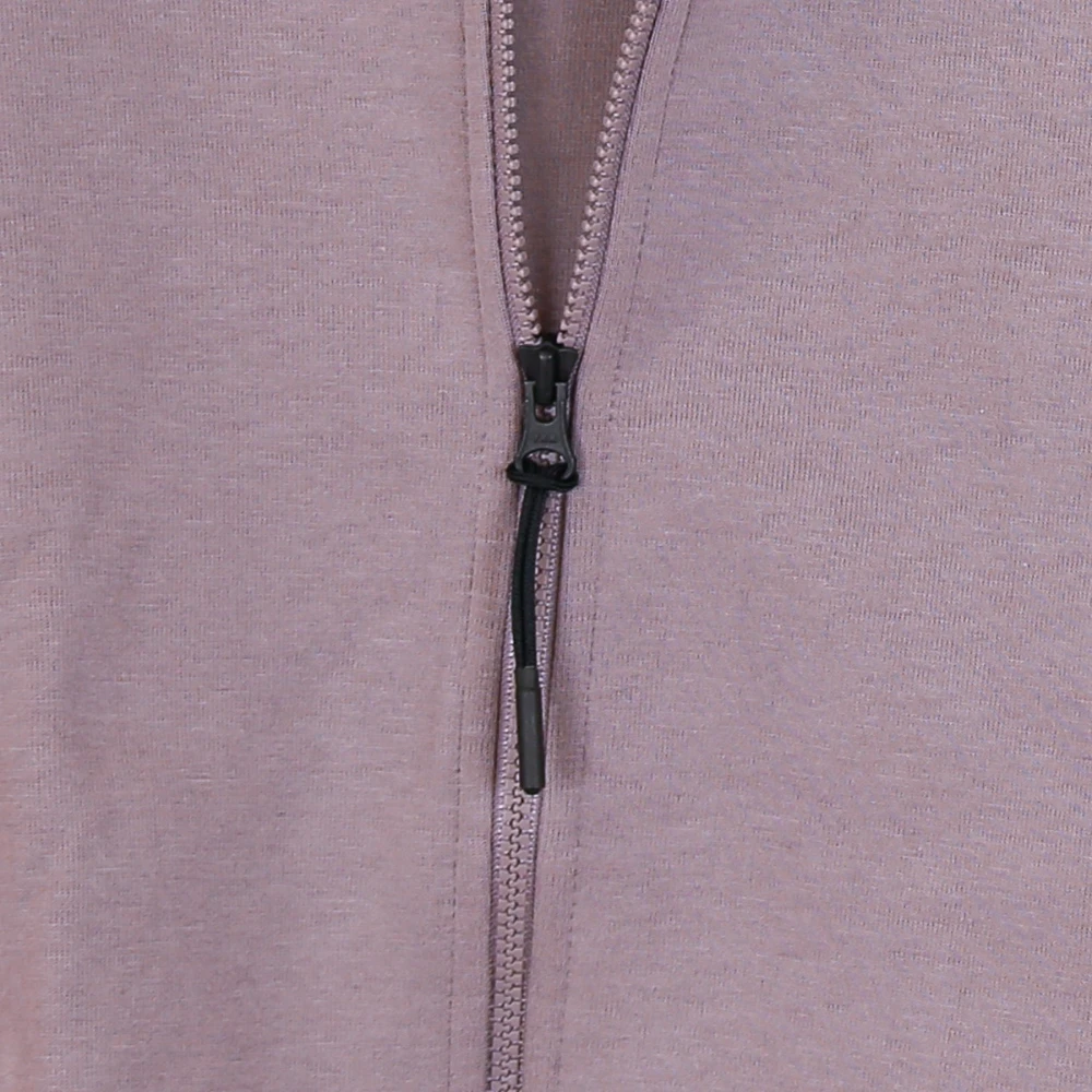 Nike Paarse Lichtgewicht Rits Hoodie Purple Dames