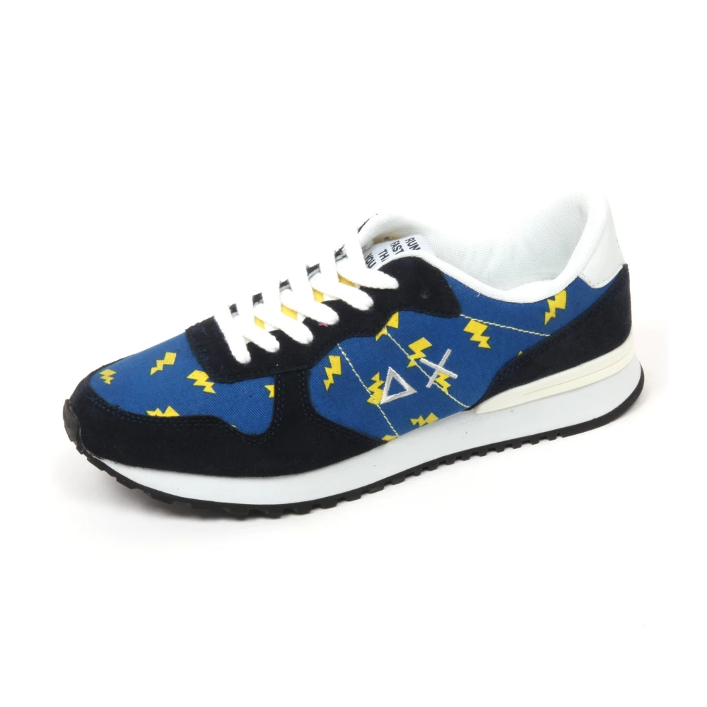 Sun68 Blue Sneakers, Male, 6 Uk, Tom Solid Sneaker