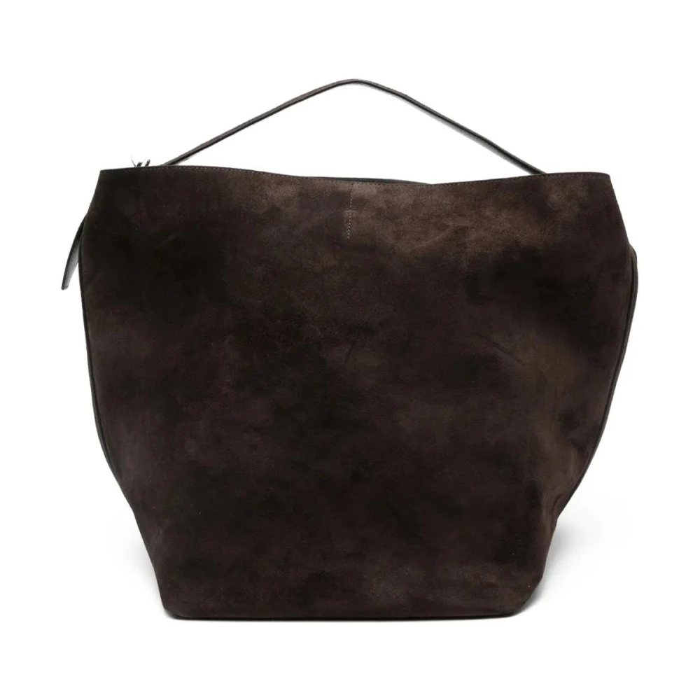 Toteme Women's Brown Belted Large Suede Tote Bag - Mytheresa - Image 5