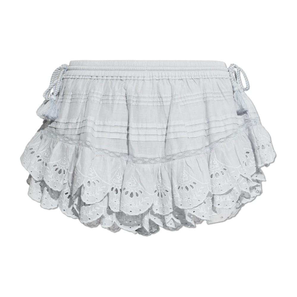 Marant Étoile Kvinno Blå Shorts Dam, S, Bomull, Puria Shorts