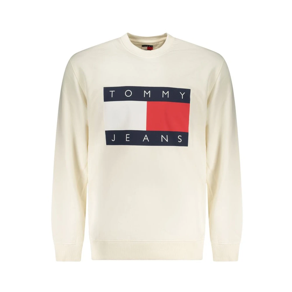 Tommy Hilfiger Men's Beige Long-Sleeved Sweatshirt