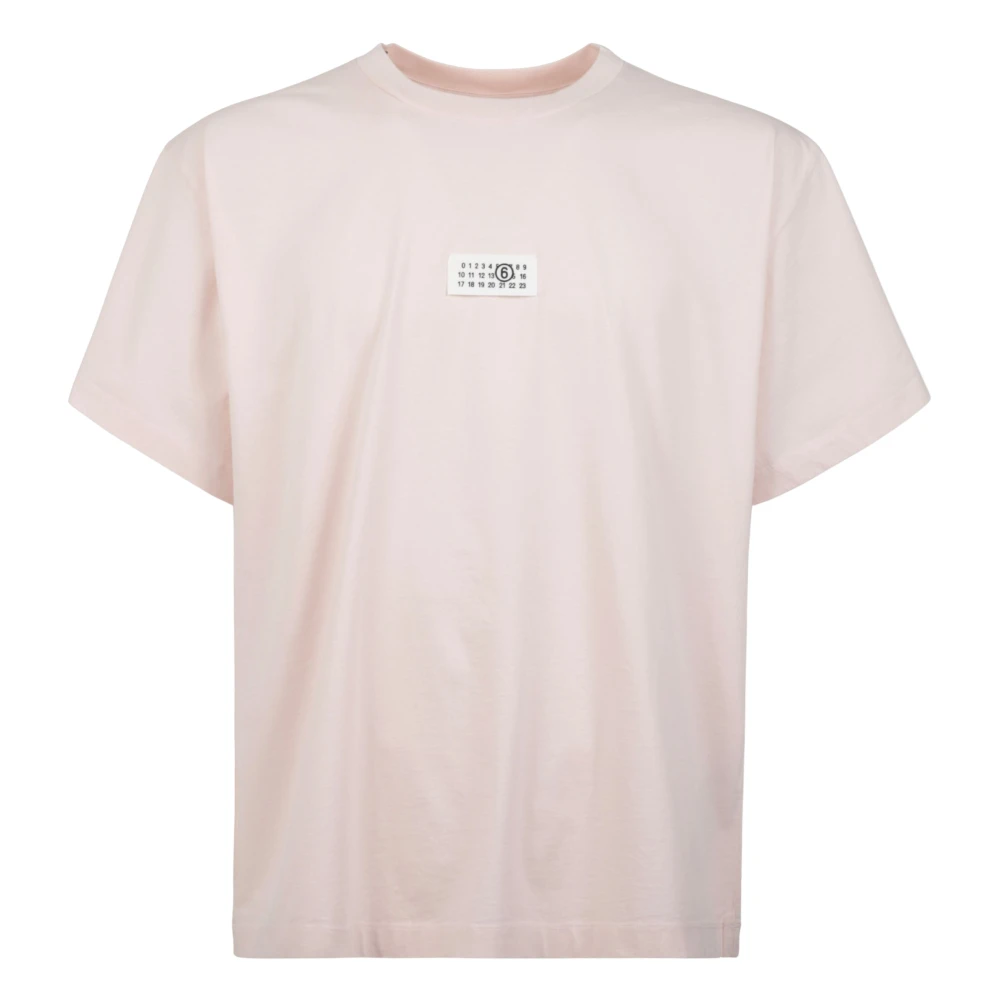 Mm6 Maison Margiela Men's Pink T-Shirts, L, T-Shirt