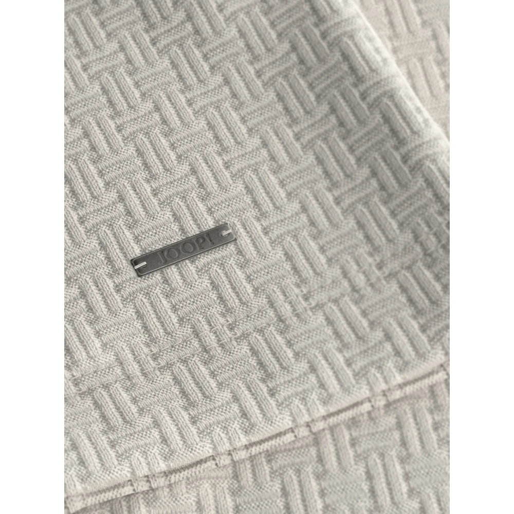 Joop! Heren katoenen poloshirt met textuurpatroon Beige Heren