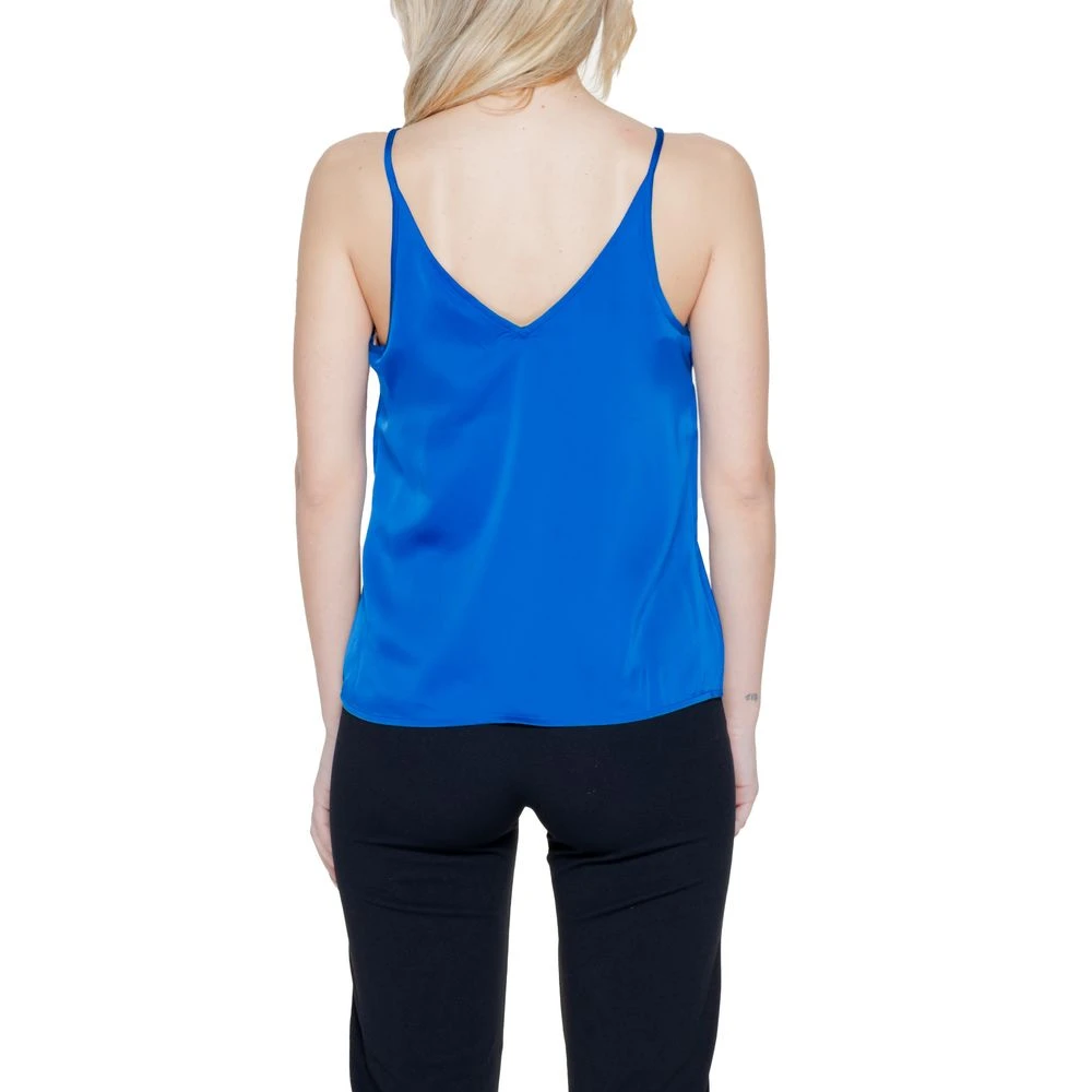 Vila Blauwe Polyester Tops & T-Shirt Blue Dames