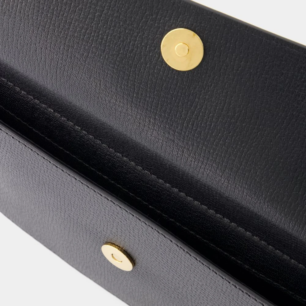 Versace Zwarte Medusa Biggie Clutch Leer Black Heren