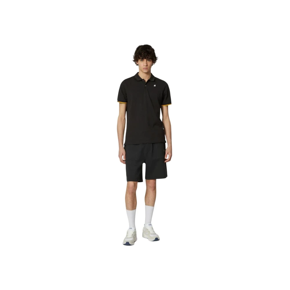 K-way Polyester Bermuda Shorts Black Heren