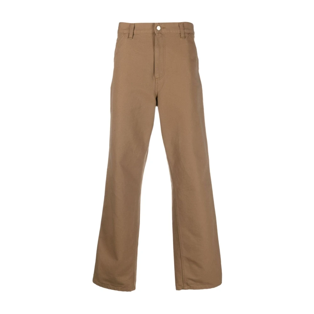 Carhartt WIP Straight Trousers Brown Heren