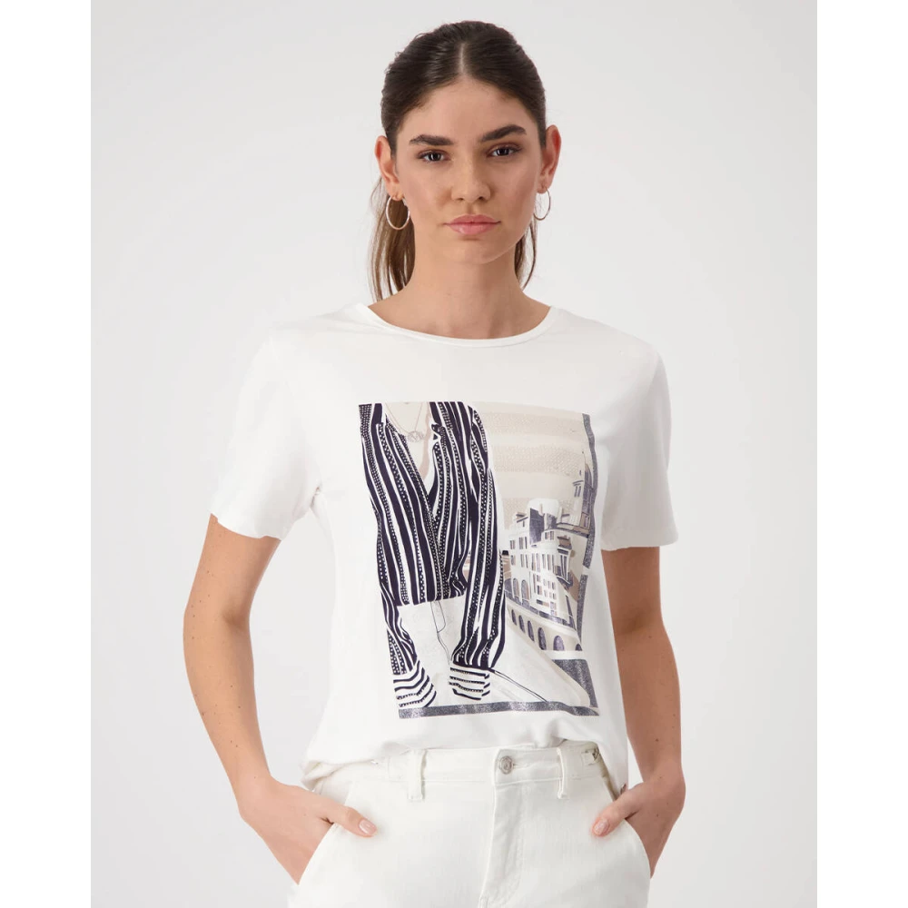 monari Casual T-shirt Beige Dames