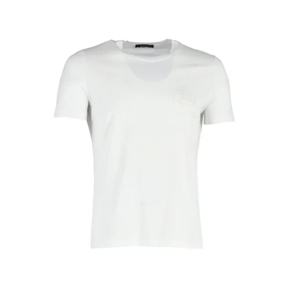 Versace Pre-owned Cotton tops White Heren