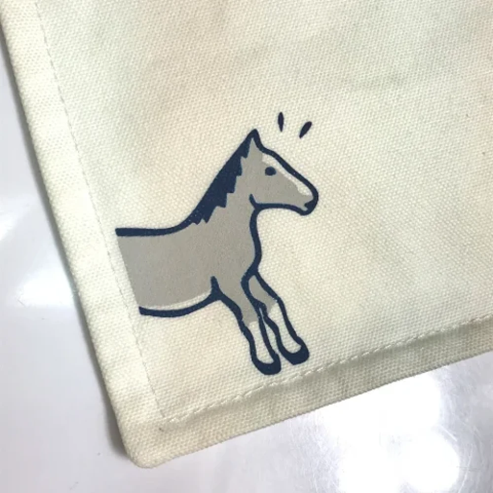 Hermès Vintage Pre-owned Cotton pouches White Dames