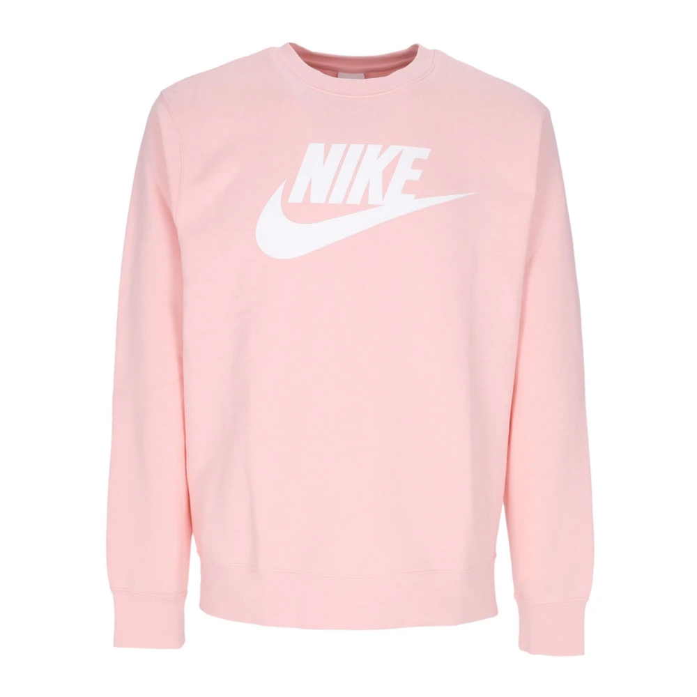 Nike Grafische Crewneck Sweatshirt voor Mannen Pink Heren