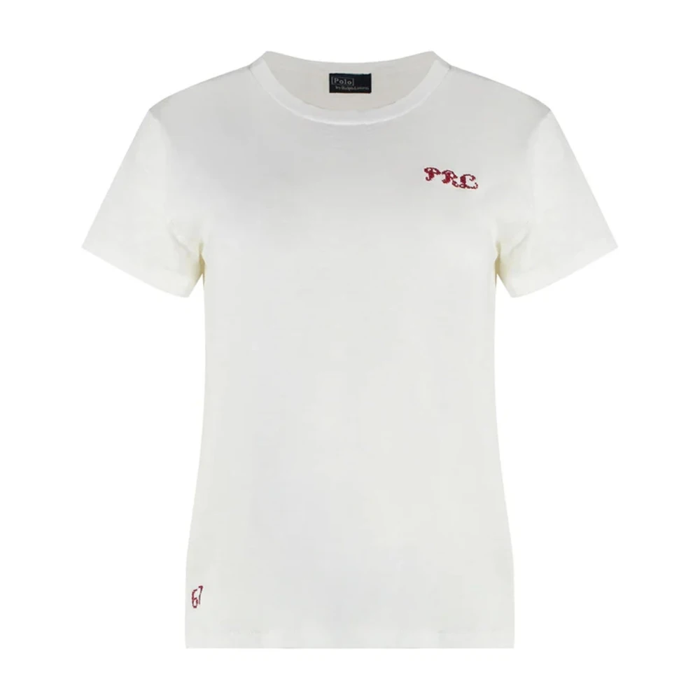 Ralph Lauren Katoenen T-shirt White Dames
