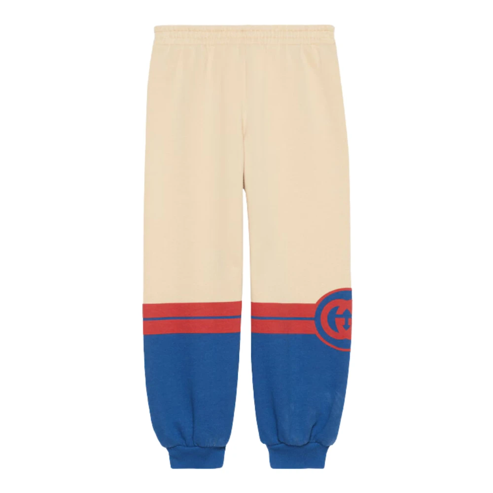 Gucci Blå Jersey Bomulls Barnbyxor Blue, Unisex