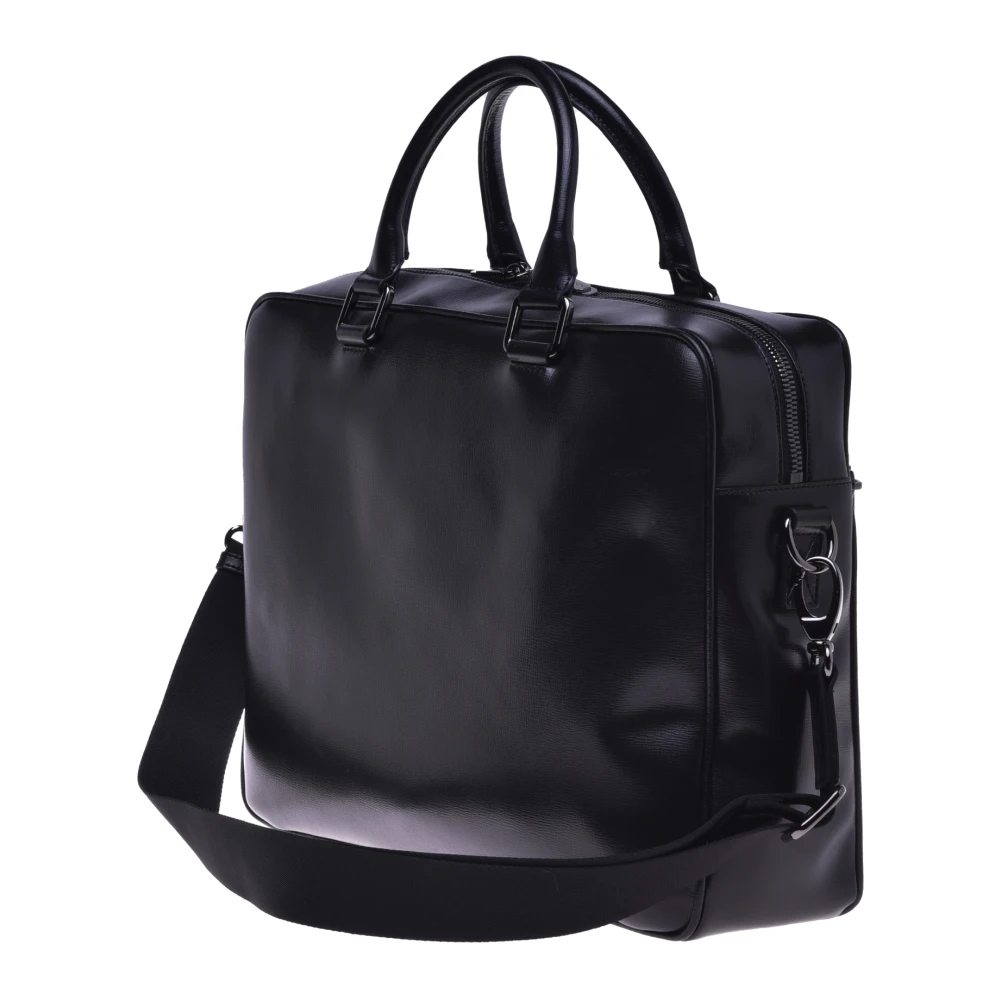 Baldinini Professional bag in black leather Black Heren