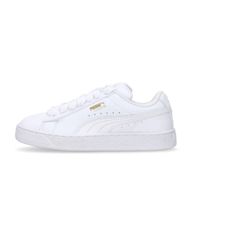 Puma Men's White Suede Low Shoe Vapor Gray - Sneakers - 11 Uk - Shoes