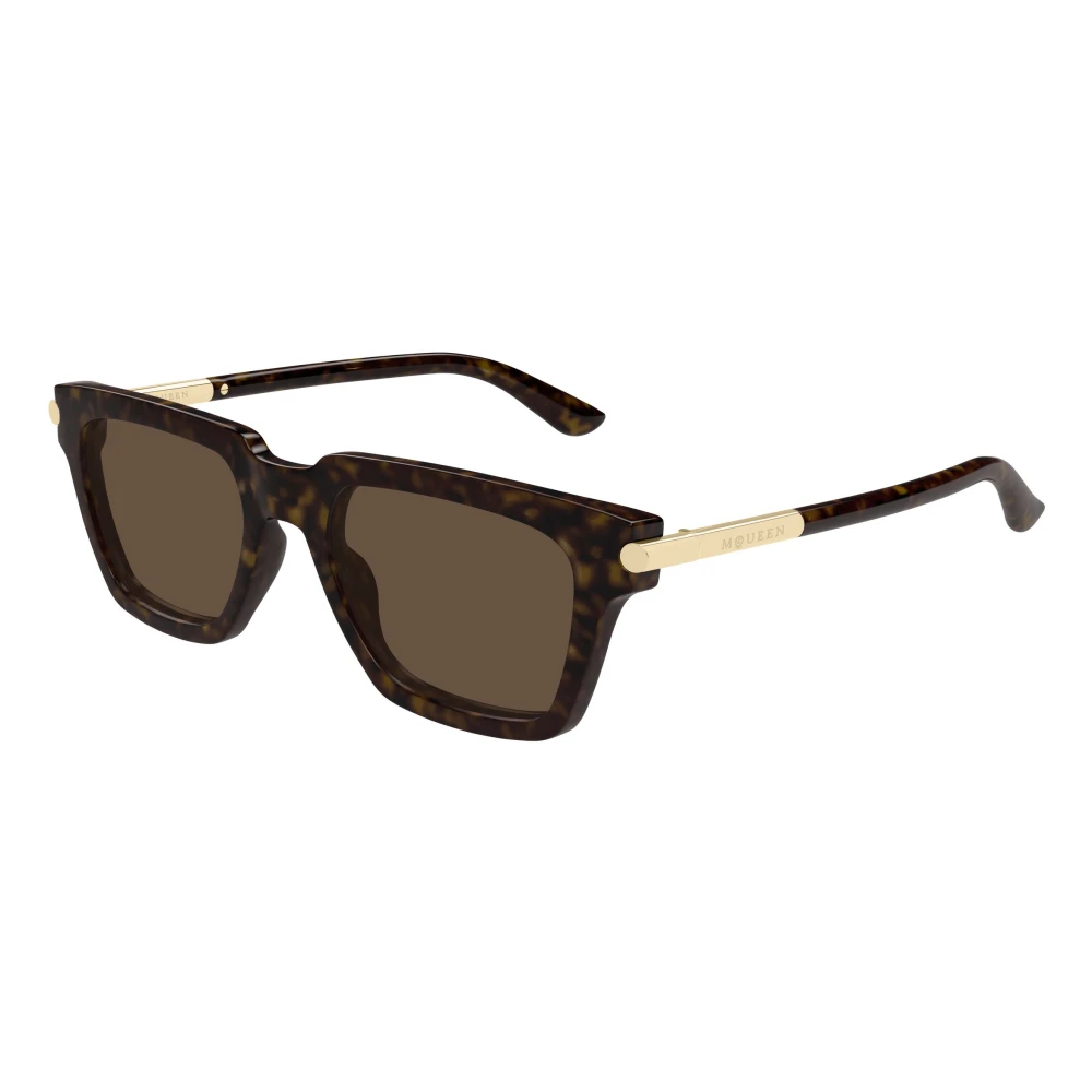 Alexander Mcqueen Men's Brown Sunglasses, 52 Mm, Am0519s Sunglasses