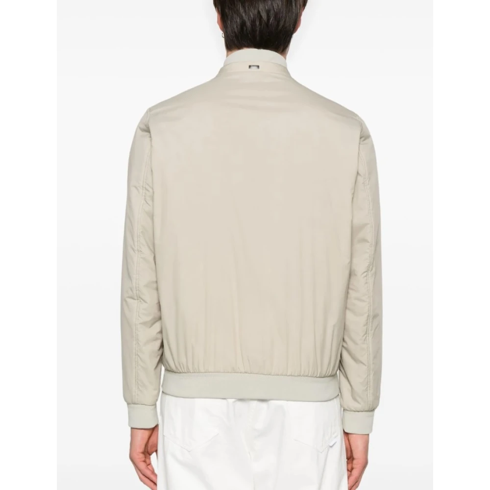Herno Beige Jas met Tweewegritssluiting Beige Heren