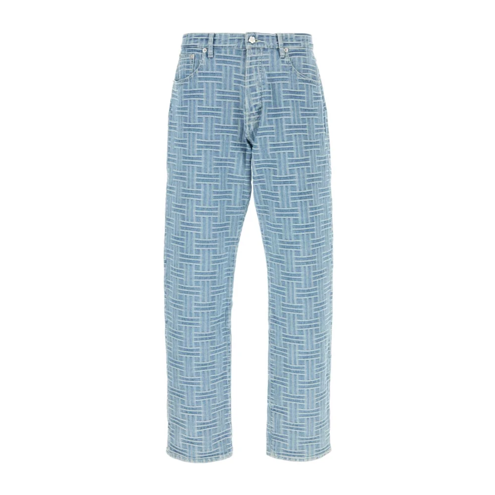 Kenzo Stijlvolle Geborduurde Denim Jeans Blue Heren