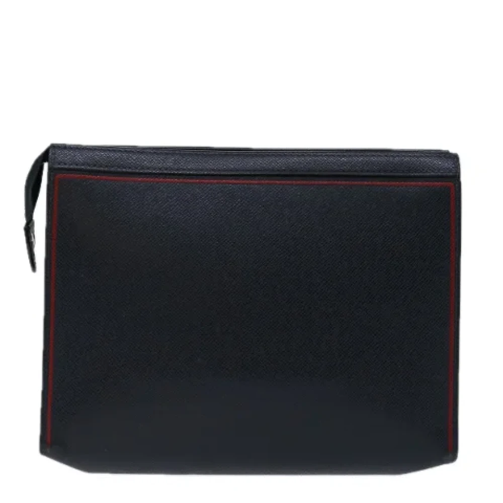 Louis Vuitton Vintage Pre-owned Leather clutches Black Dames