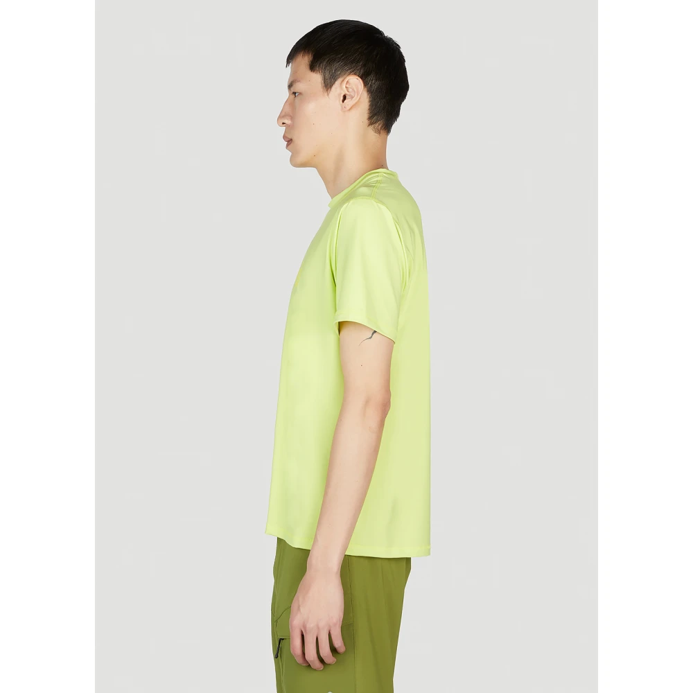 Ostrya Actief T-shirt met Borstlogo Print Green Heren