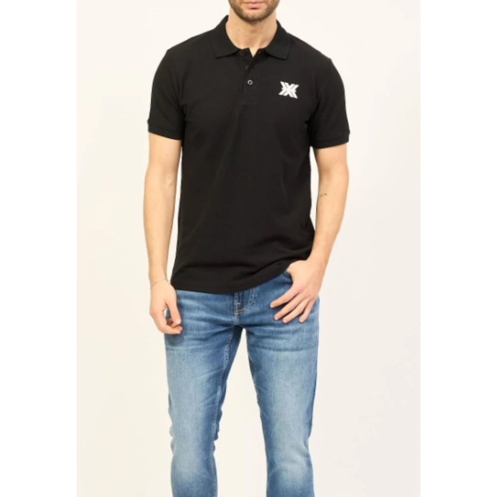 John Richmond Heren Polo Shirt Klassieke Stijl Black Heren