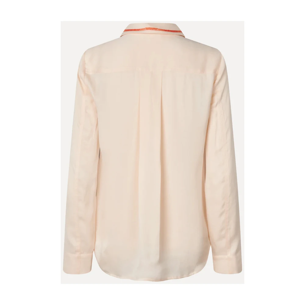 Stine Goya Elegante Blouse met Minimalistische Details Beige Dames