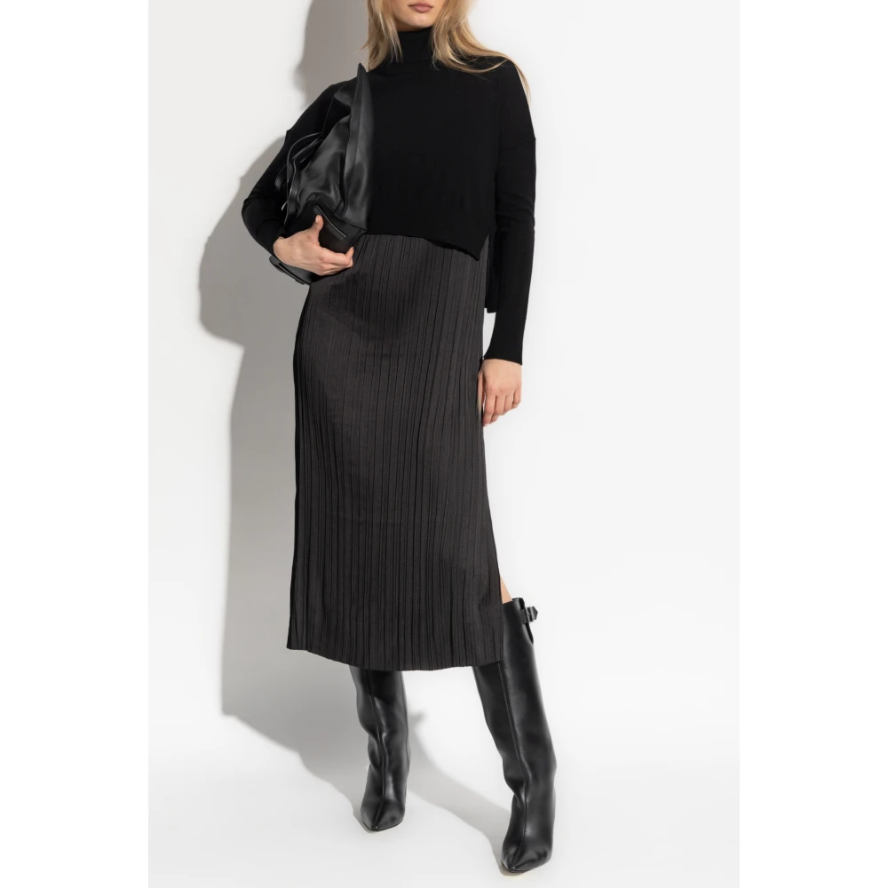 AllSaints Sweaterjurk Vittoria Black Dames