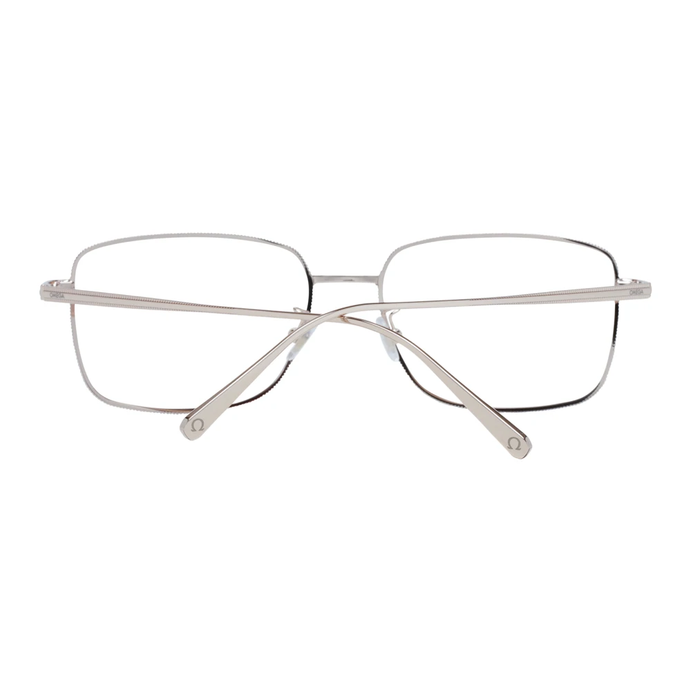 Omega Rose Gouden Metalen Optische Brillen voor Mannen Pink Heren