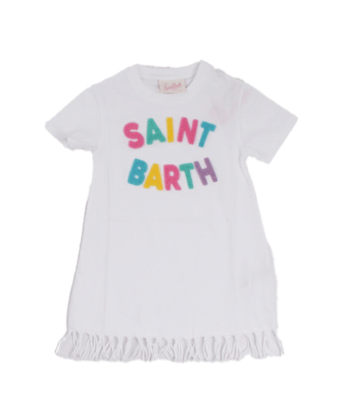 robe-blanche-avec-logo-devant-coton