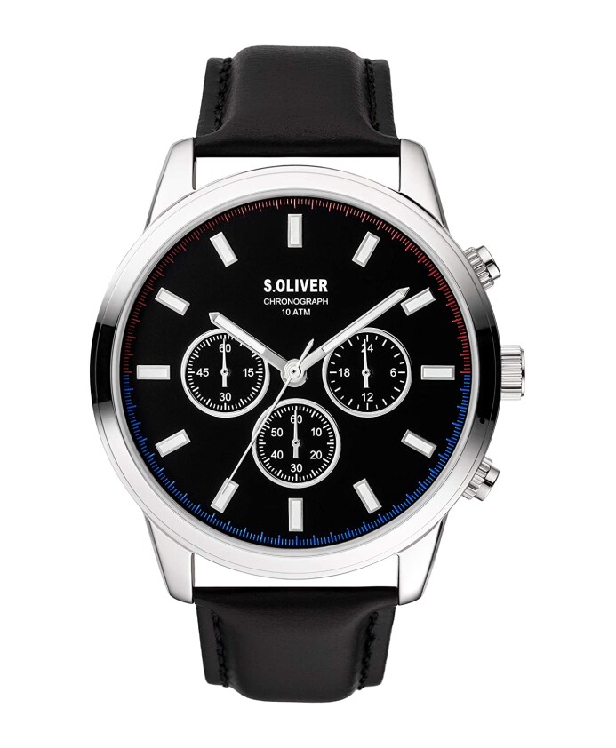 chronographe-montre-en-cuir