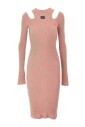 pink-knit-sheath-dress