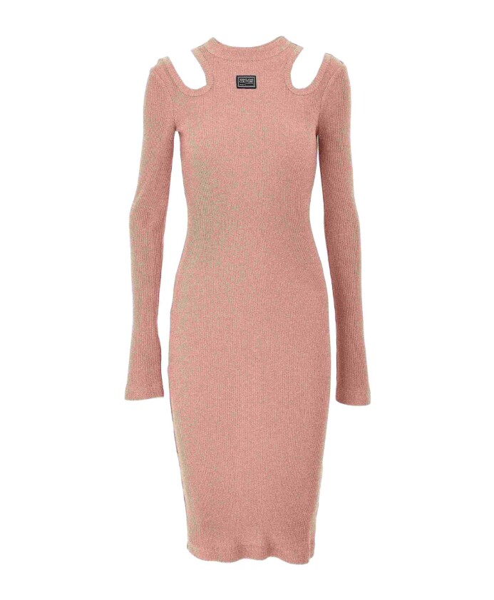 pink-knit-sheath-dress