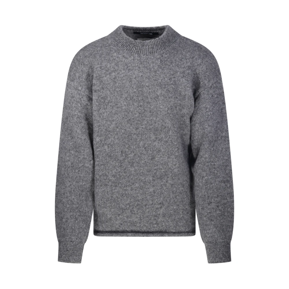 Jacquemus Grijze Gebreide Kleding voor Mannen Aw24 Gray Heren