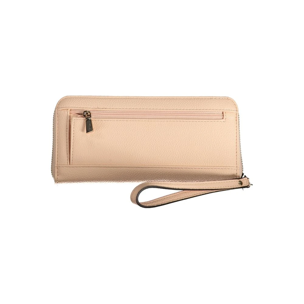 Guess Roze Polyethyleen Portemonnee met Meerdere Compartimenten Pink Dames